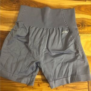 AYBL Gray Bike Shorts High-Waisted Performance Fit